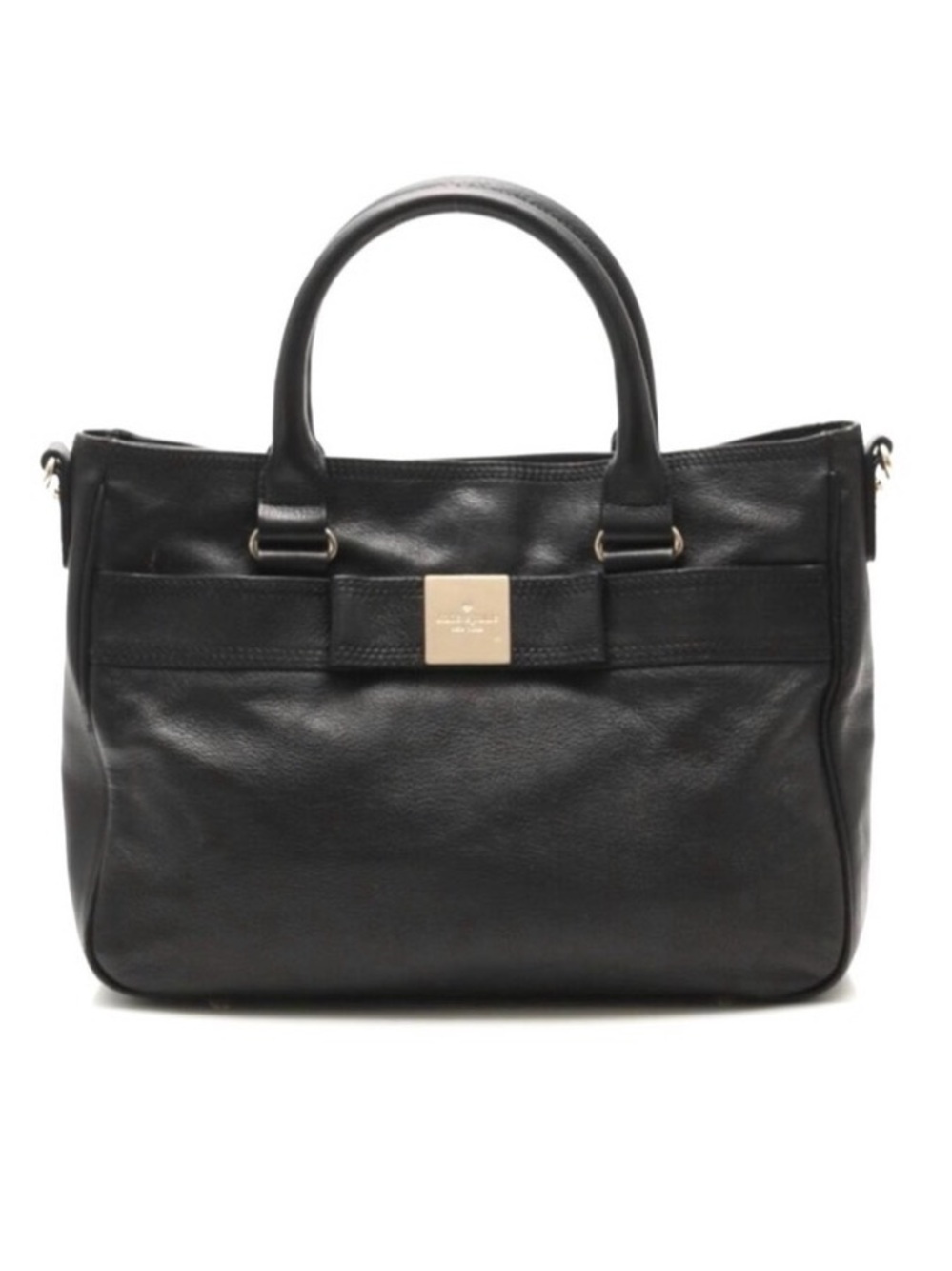 KATE SPADE New York Primrose Hill Black Leather Satchell Handbag